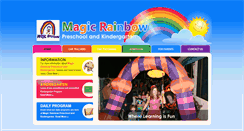 Desktop Screenshot of magicrainbowpreschool.com